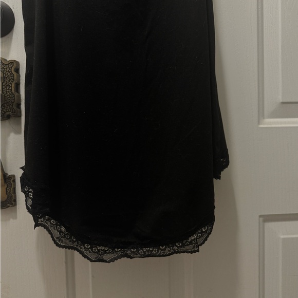 0XL Black Lace Trim Sleepwear - Picture 3 of 3